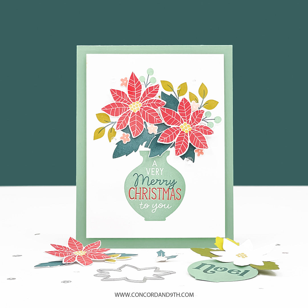PRE_ORDER ONLY - Concord & 9th - Winter Bouquet Stamp Set (6 x 6)