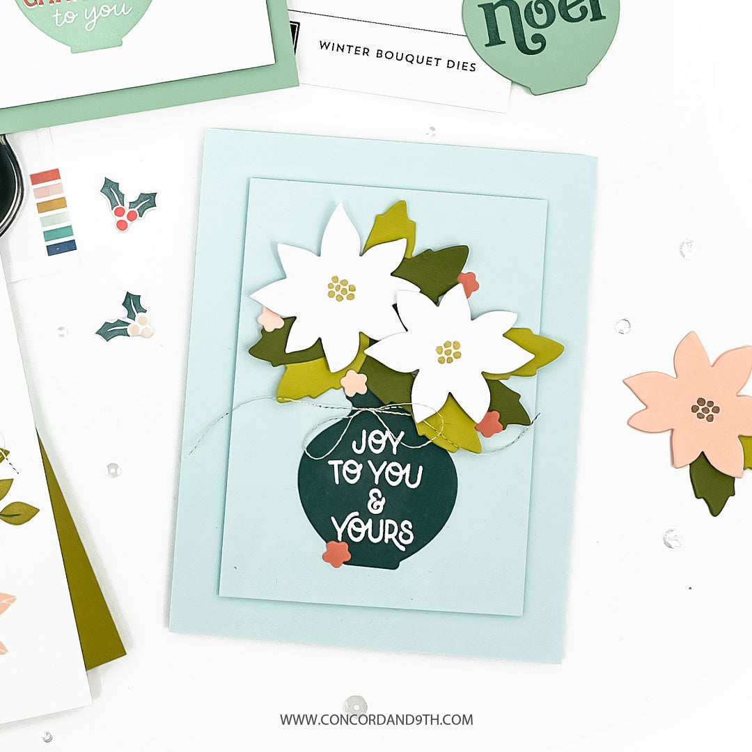 PRE_ORDER ONLY - Concord & 9th - Winter Bouquet Stamp Set (6 x 6)