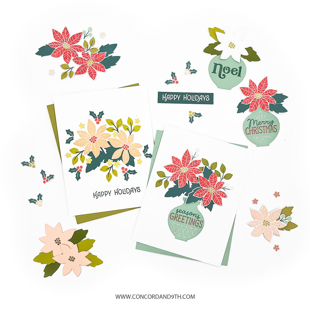 PRE_ORDER ONLY - Concord & 9th - Winter Bouquet Stamps & Dies Bundle