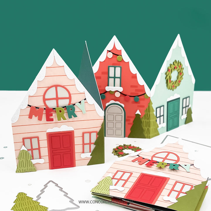 PRE_ORDER ONLY - Concord & 9th - Yuletide Lane Stamp Set (4 x 6)