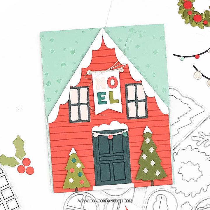 PRE_ORDER ONLY - Concord & 9th - Yuletide Lane Stamp Set (4 x 6)