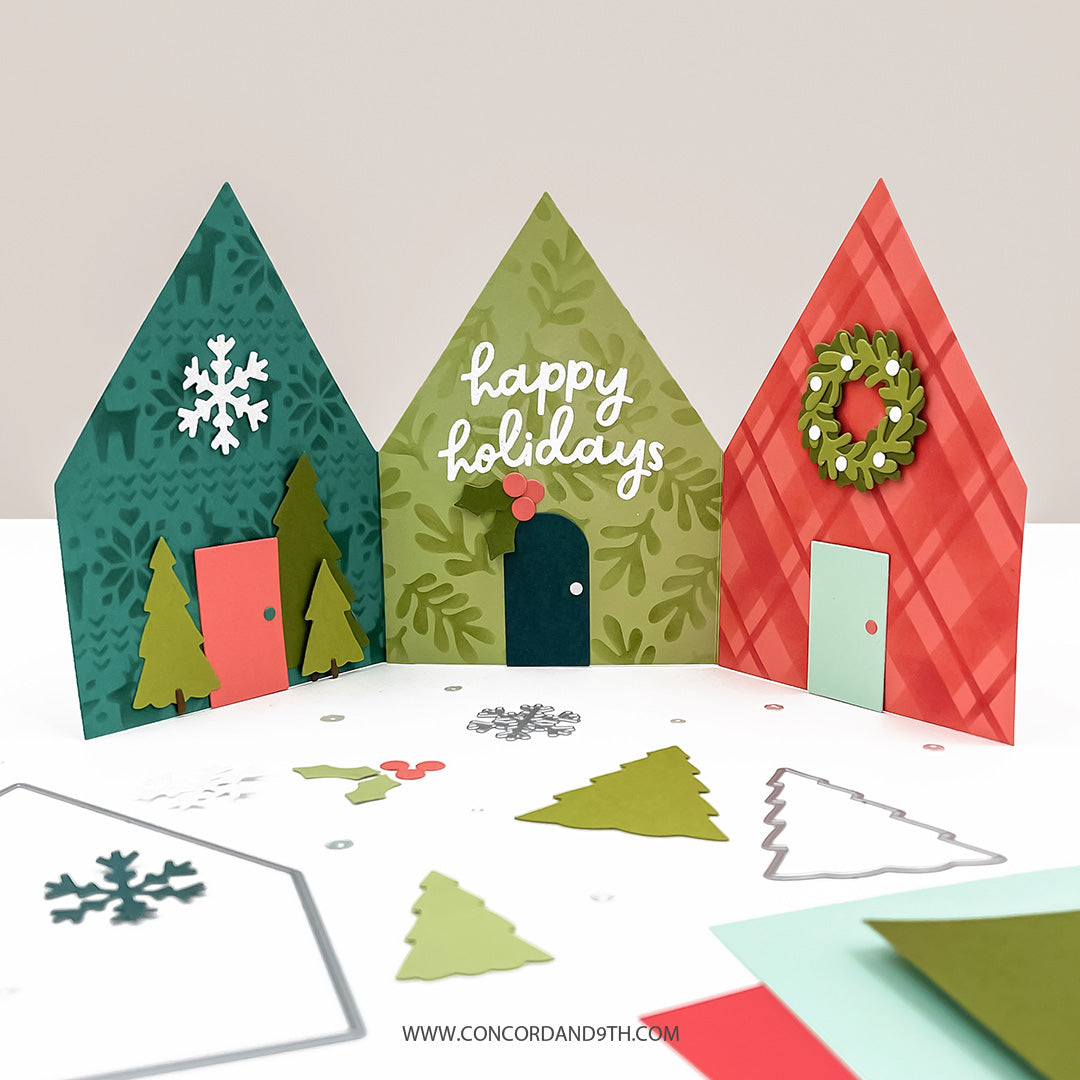 PRE_ORDER ONLY - Concord & 9th - Yuletide Lane Stamp Set (4 x 6)