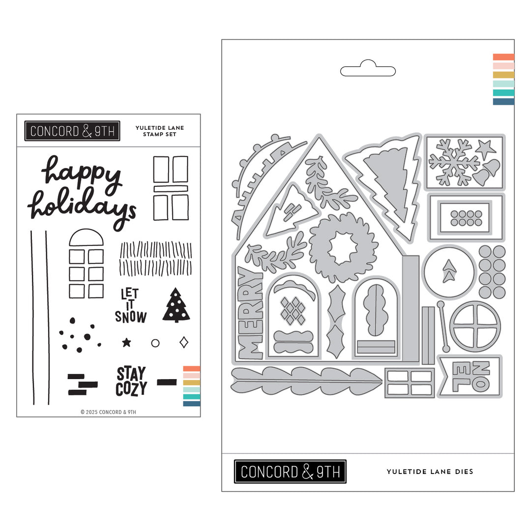 PRE_ORDER ONLY - Concord & 9th - Yuletide Lane Stamps & Dies Bundle