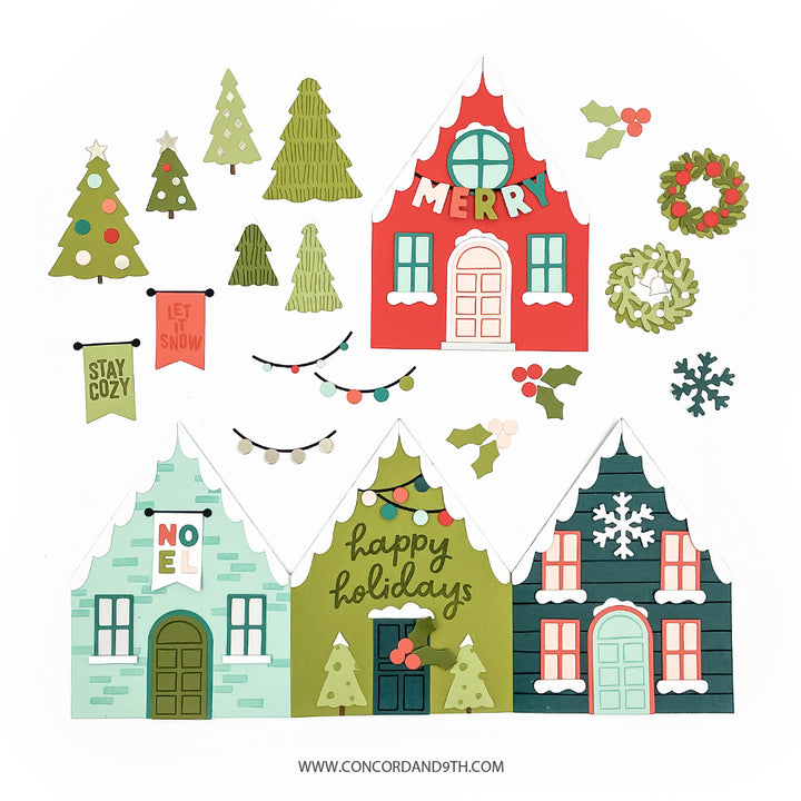PRE_ORDER ONLY - Concord & 9th - Yuletide Lane Stamps & Dies Bundle