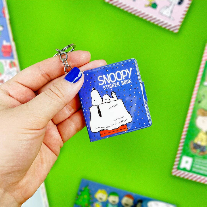 Pipsticks - Snowy Snoopy Mini Sticker Book Keychain