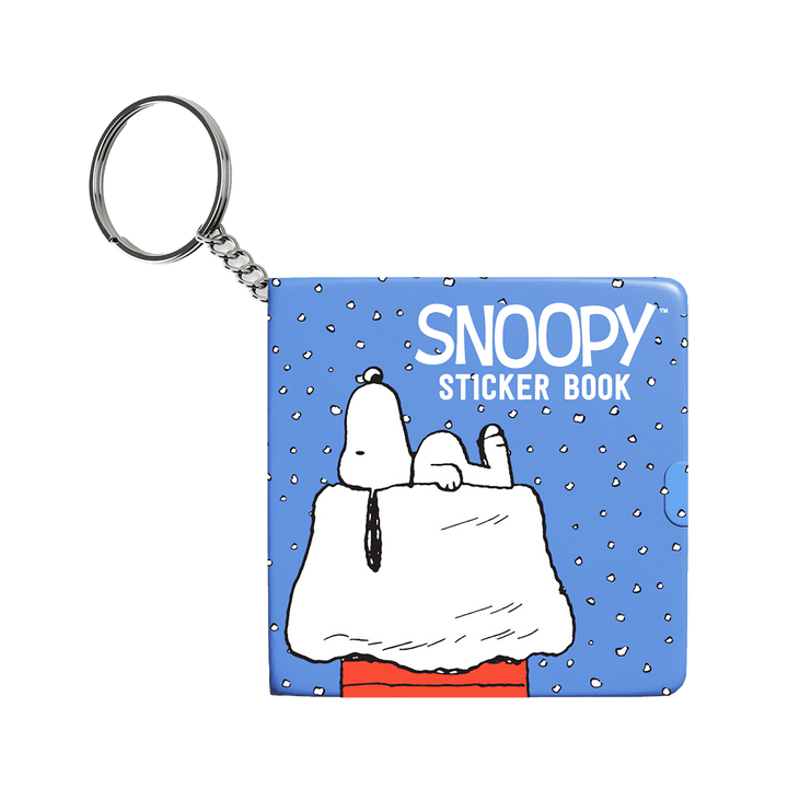 Pipsticks - Snowy Snoopy Mini Sticker Book Keychain
