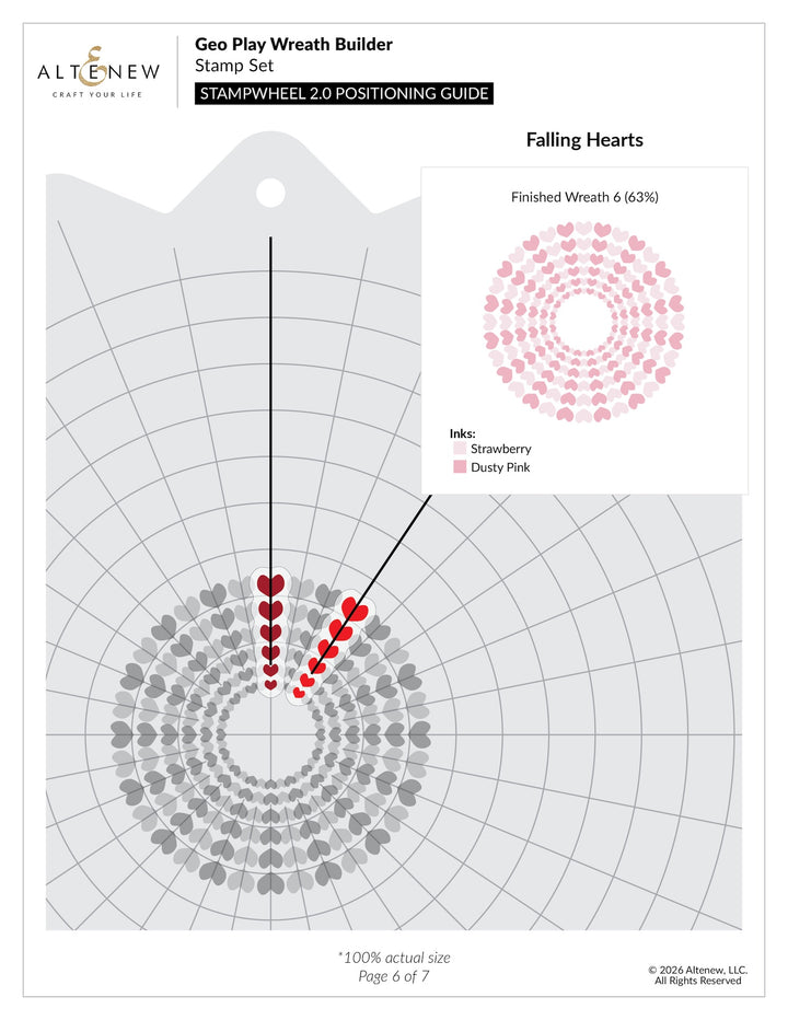Altenew - Geo Play Wreath Builder Stamp & Die Set