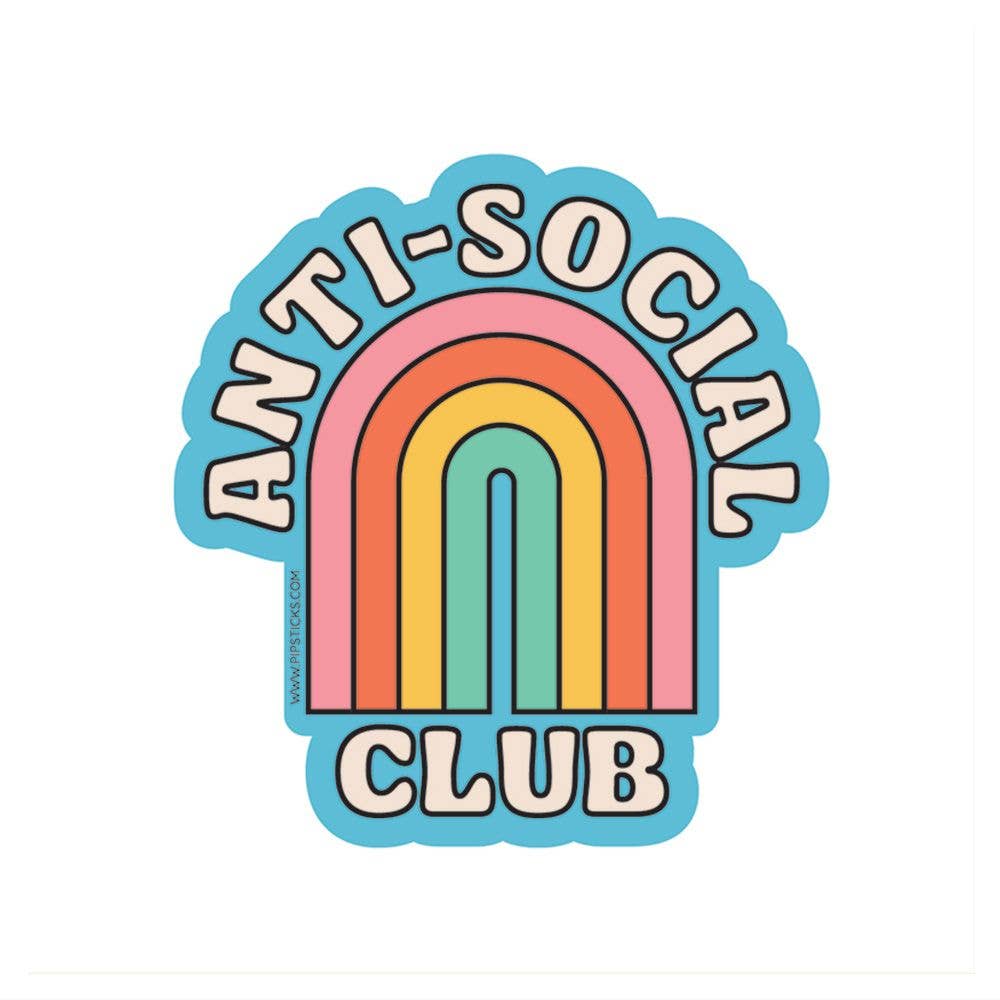 Pipsticks Vinyl Sticker - Anti-Social Club 