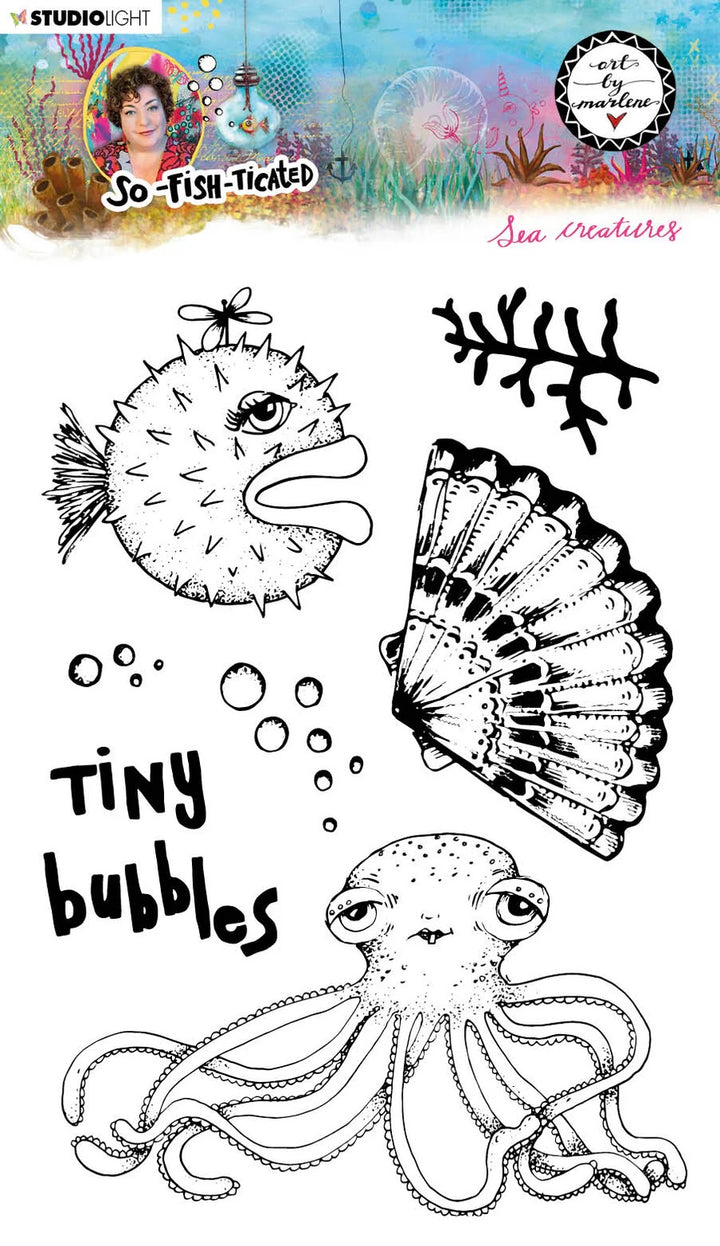 Art by Marlene - Stamp Set - Sea Creatures