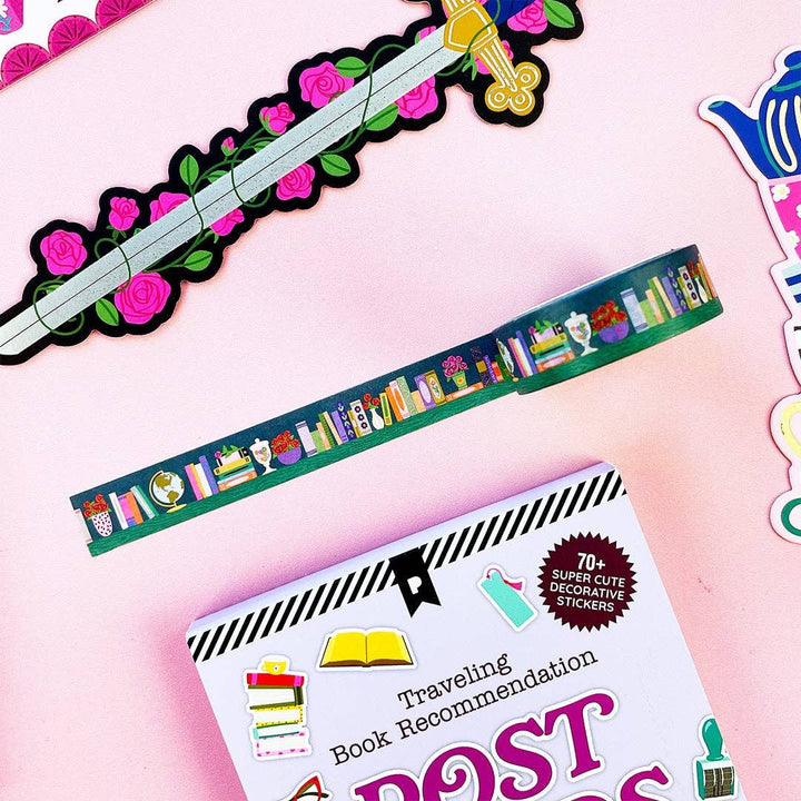 Pipsticks Washi Tape - Book Shelfie Washi
