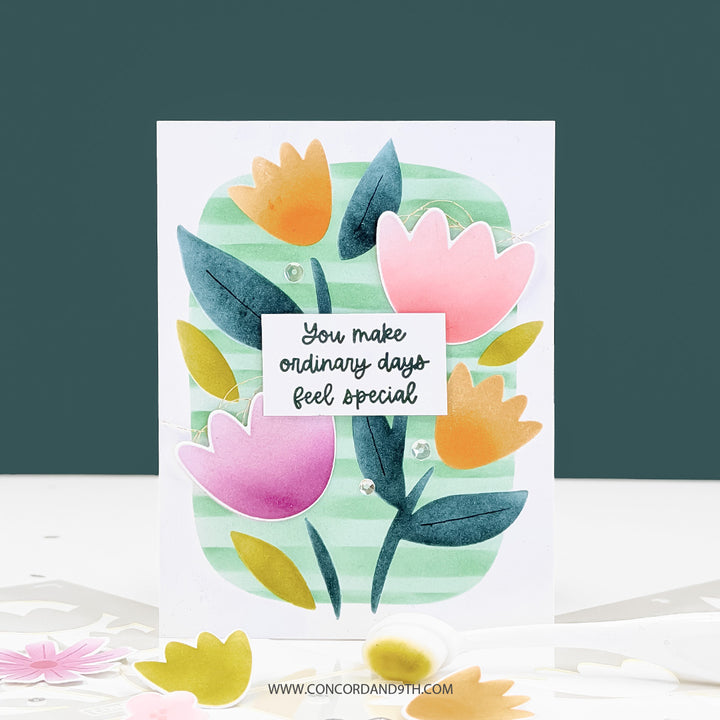 Concord & 9th - Petal Portraits Bundle - Stamps, Dies & Stencils