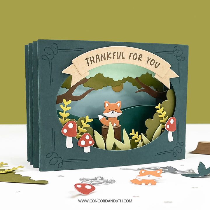 Concord & 9th - Accordion Woodland Stamp Set (3 x 4)