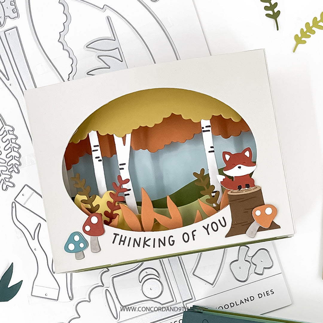 Concord & 9th - Accordion Woodland Stamp Set (3 x 4)