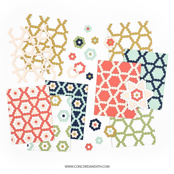 Concord & 9th - Hexie Bloom Inlay Die