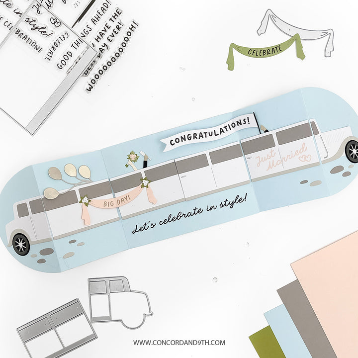 Concord & 9th - Limo Party Bundle - Stamp & Dies