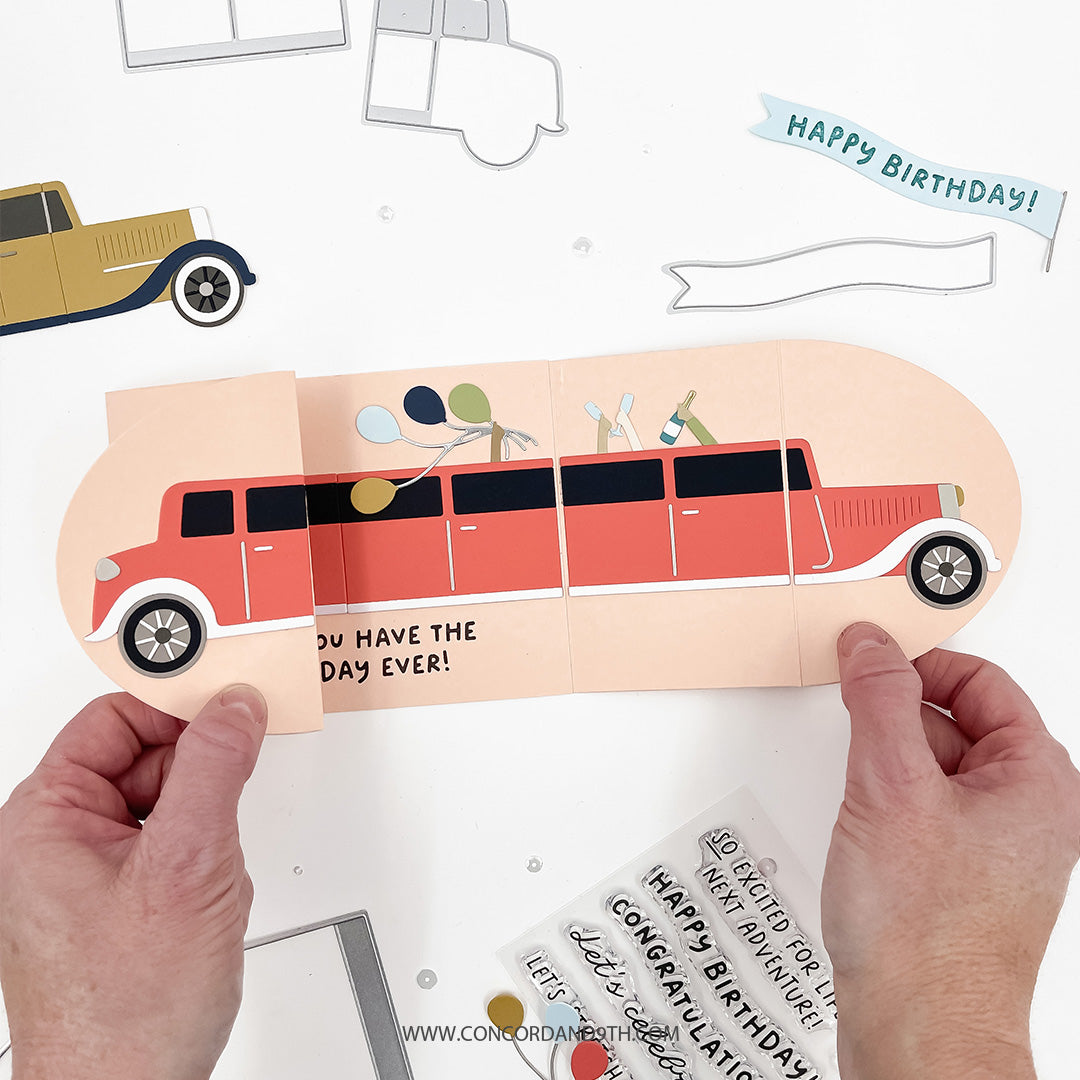Concord & 9th - Limo Party Bundle - Stamp & Dies