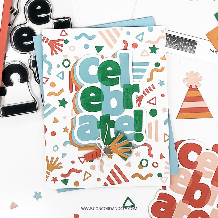 Concord & 9th - Party Time Turnaboutª Stamp Set (6 x 8)