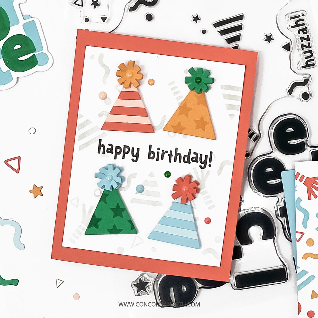 Concord & 9th - Party Time Turnaboutª Stamp Set (6 x 8)