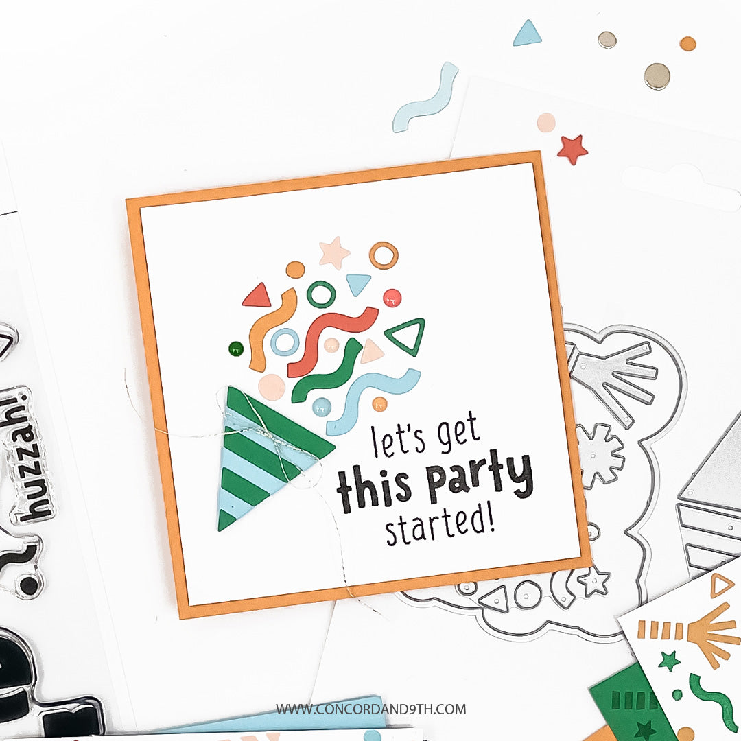 Concord & 9th - Party Time Turnaboutª Stamp Set (6 x 8)