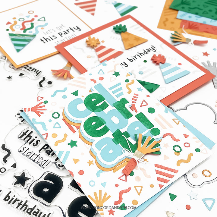 Concord & 9th - Party Time Turnaboutª Stamp Set (6 x 8)
