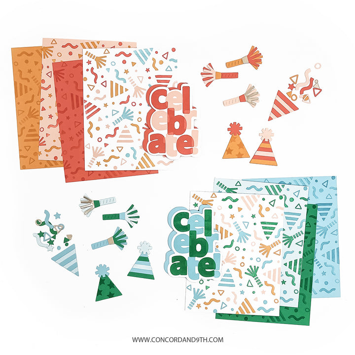 Concord & 9th - Party Time Turnaboutª Stamp Set (6 x 8)