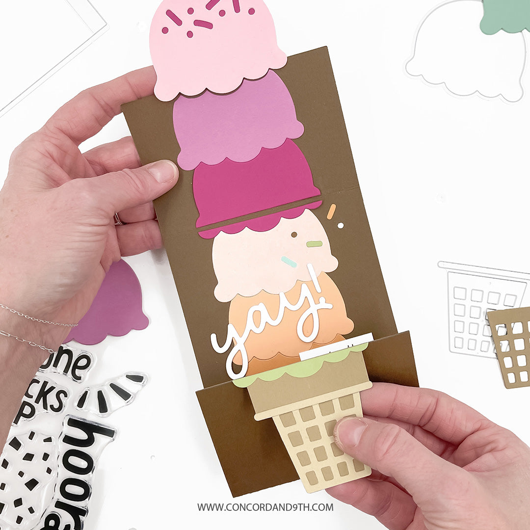 Concord & 9th - So Many Scoops Bundle - Stamps & Dies