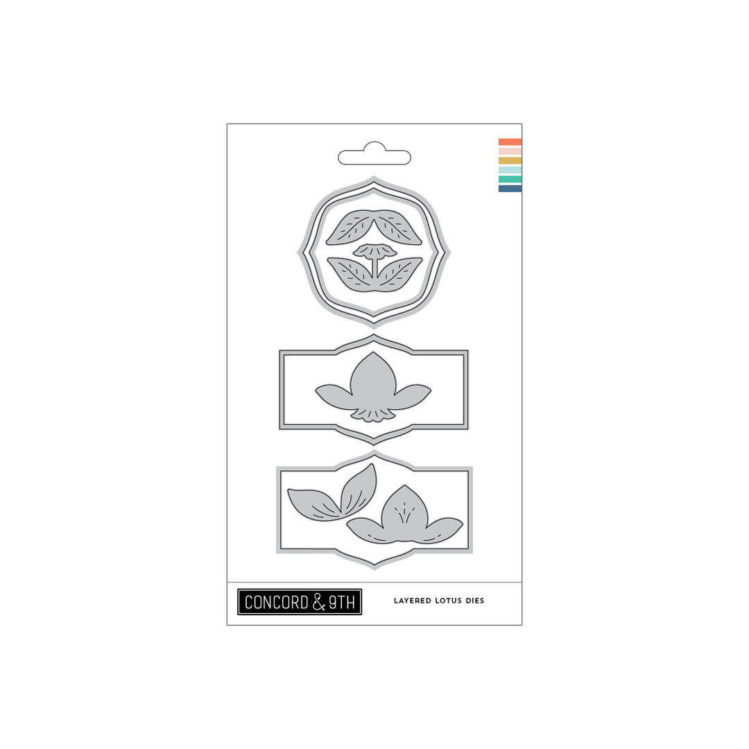 concord 9th layered lotus dies 13002