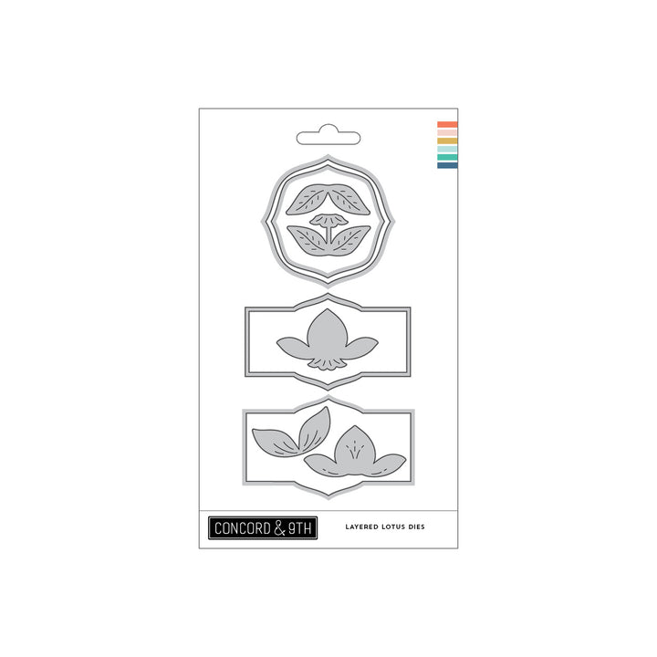 concord 9th layered lotus dies 13002