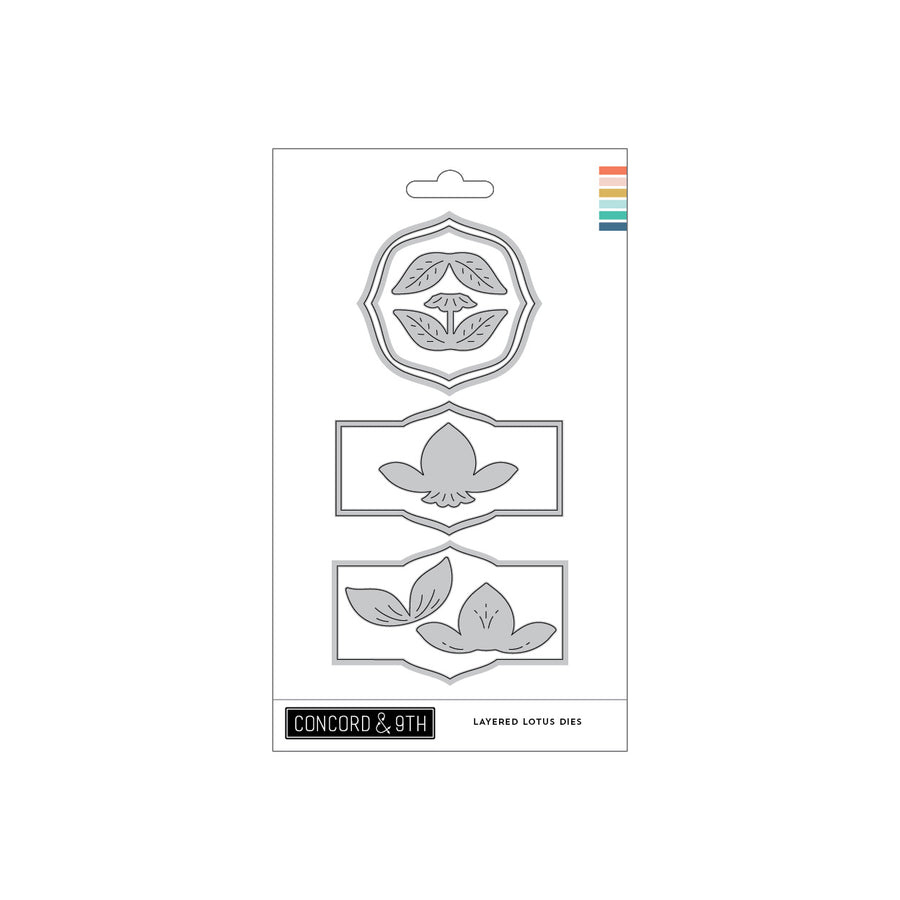 concord 9th layered lotus dies 13002