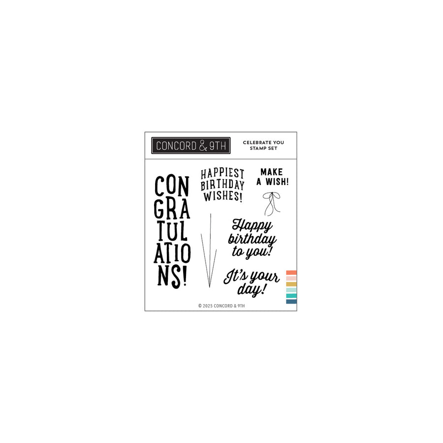 Concord & 9th - Celebrate You Stamp Set