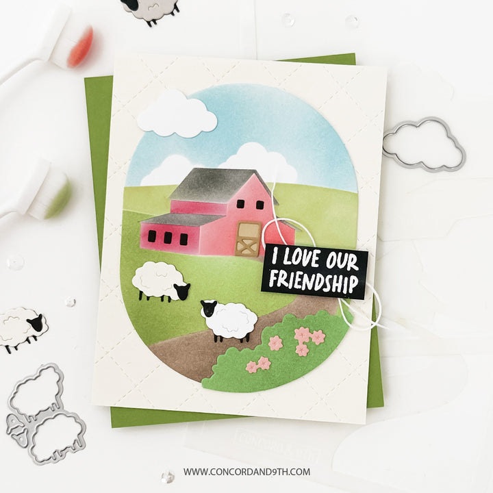 Concord & 9th - Countryside Bundle - Stamps, Dies & Stencil