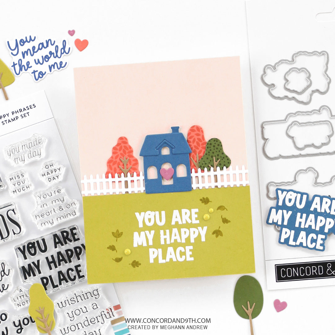 Concord & 9th - Happy Phrases Bundle - Stamps & Dies
