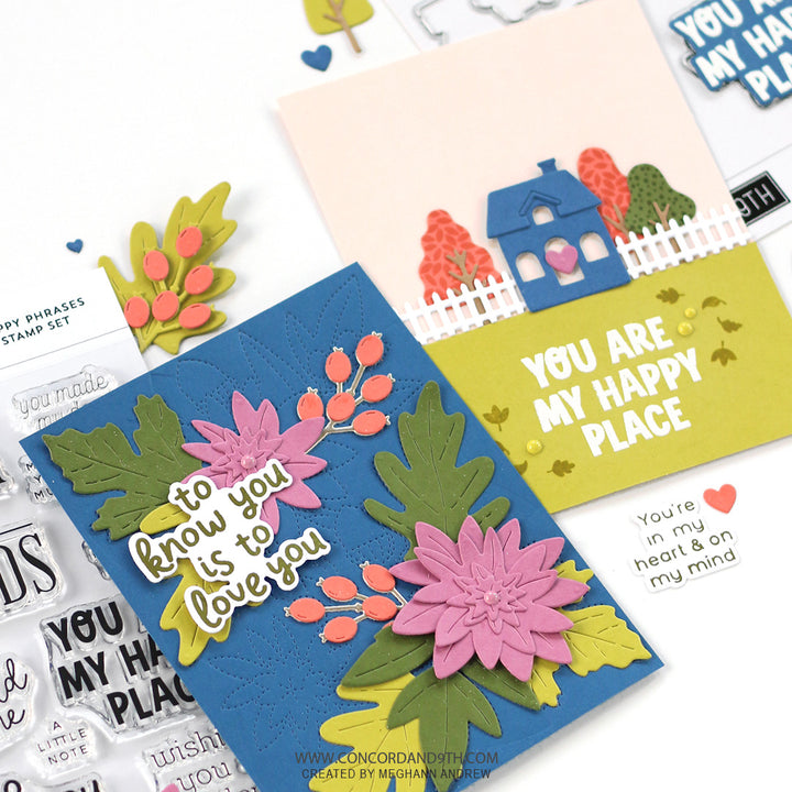 Concord & 9th - Happy Phrases Bundle - Stamps & Dies