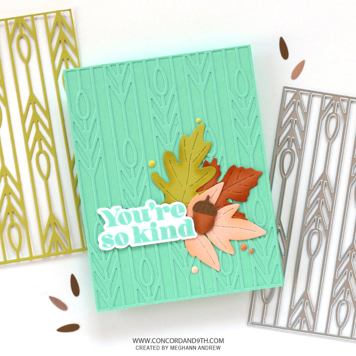 Concord & 9th - Prairie Wheat Card Front Die