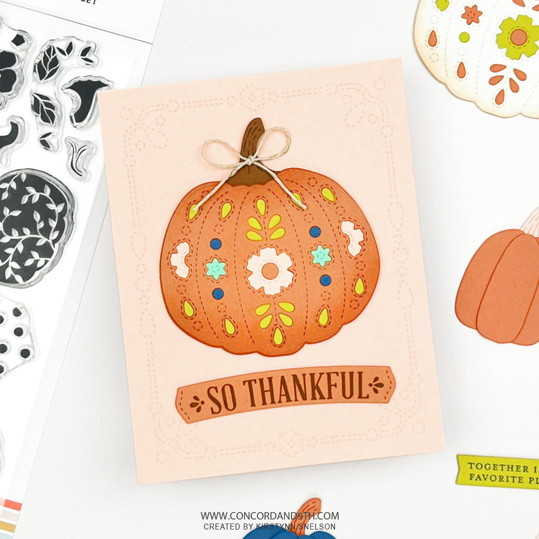 Concord & 9th - Pumpkin Prints Dies