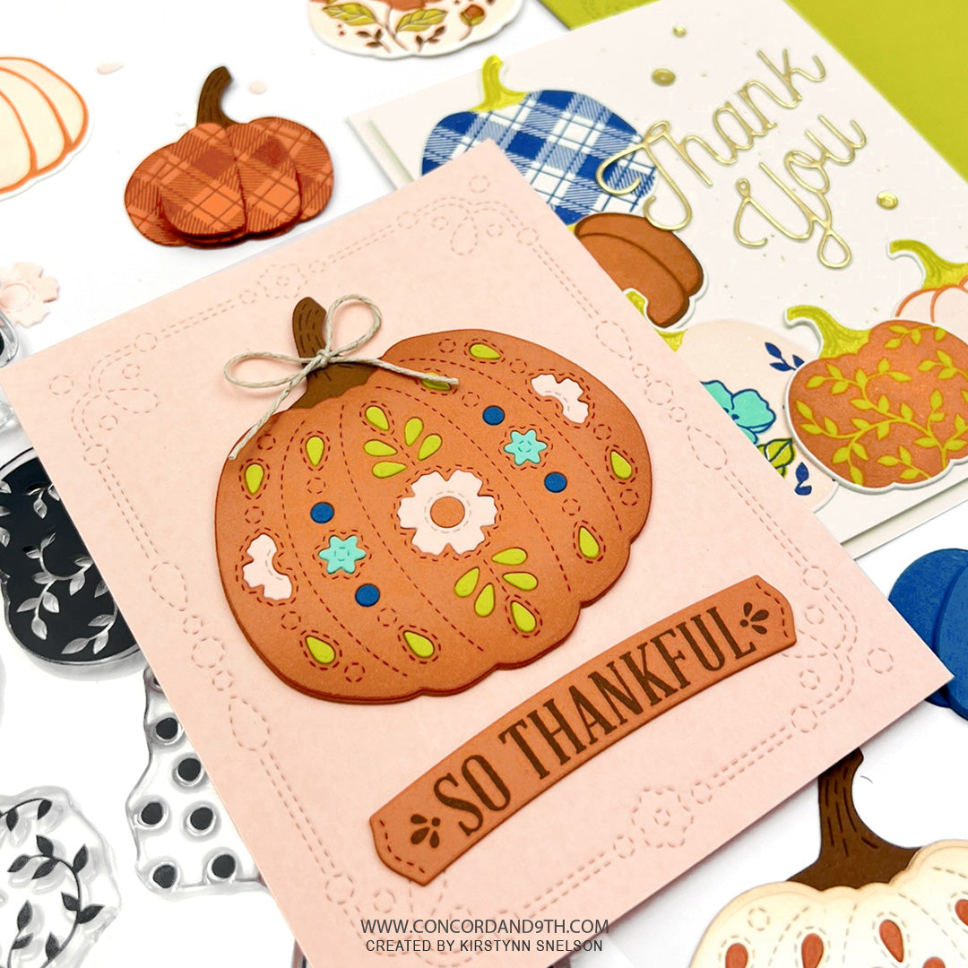 Concord & 9th - Pumpkin Prints Dies