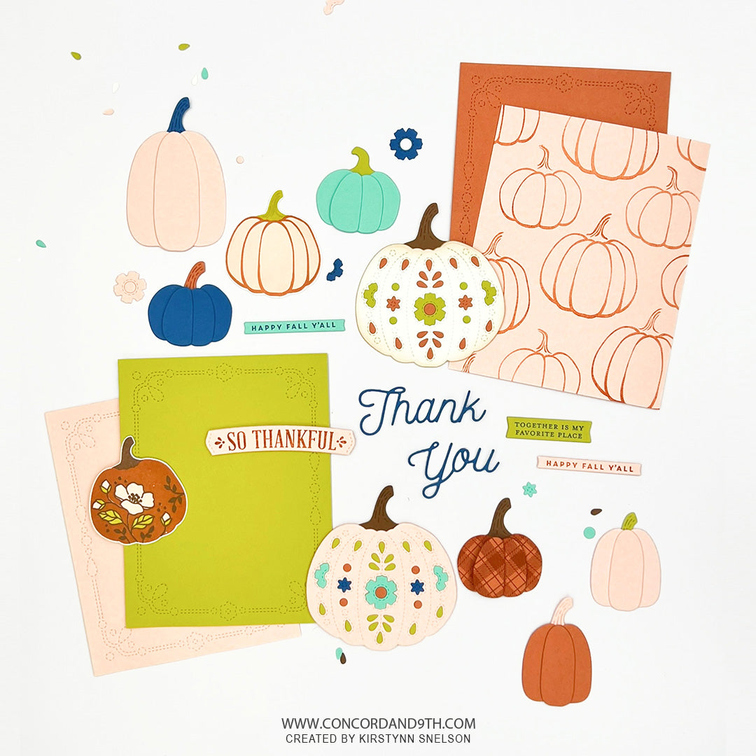 Concord & 9th - Pumpkin Prints Dies