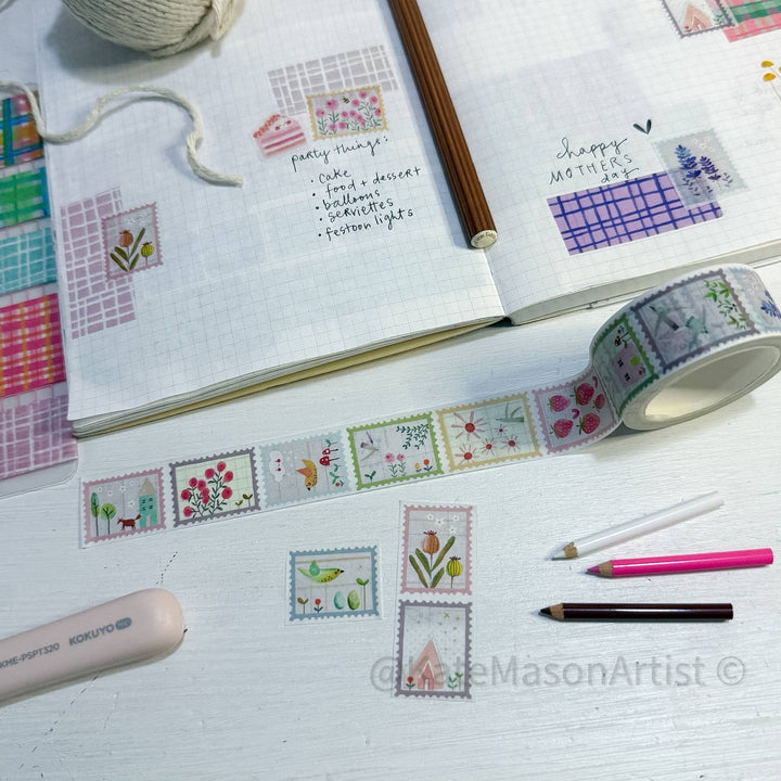 Kate Mason Artist - Washi Tape - Little Stamps