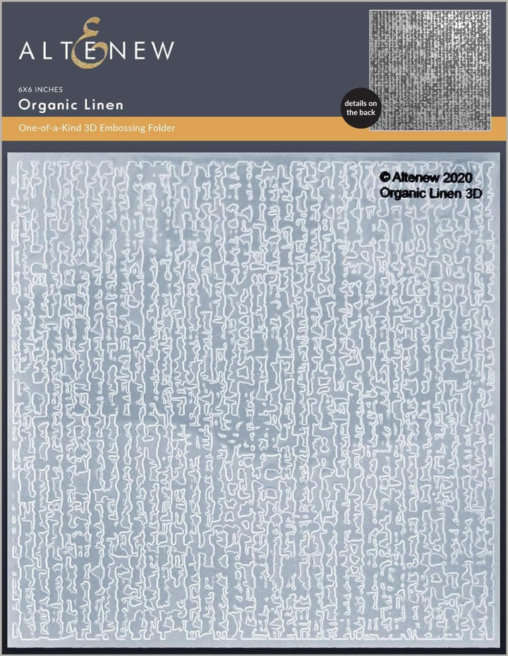 Altenew - Embossing Folder - Organic Linen