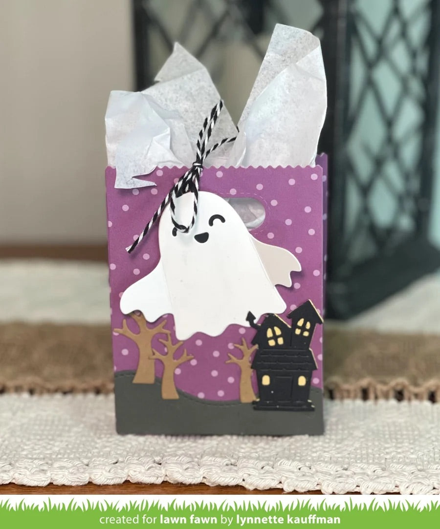 Lawn Fawn - Happy Ghost Tag