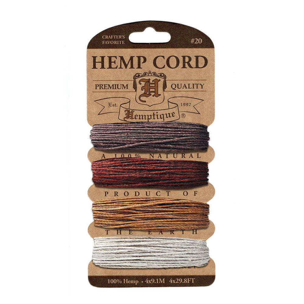 Hemp Cord Card #20 - Bronze