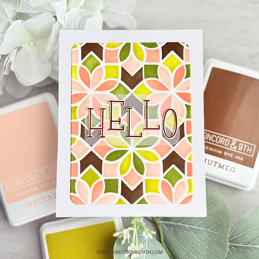 Concord & 9th - Kristina Werner - Cara Medallion Stencil Pack (6 qty; 6 x 9)