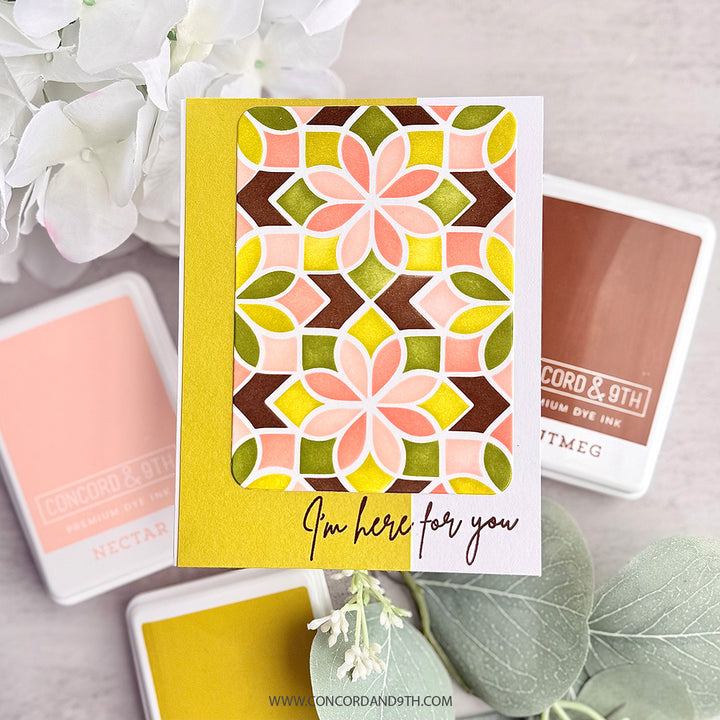 Concord & 9th - Kristina Werner - Cara Medallion Stencil Pack (6 qty; 6 x 9)