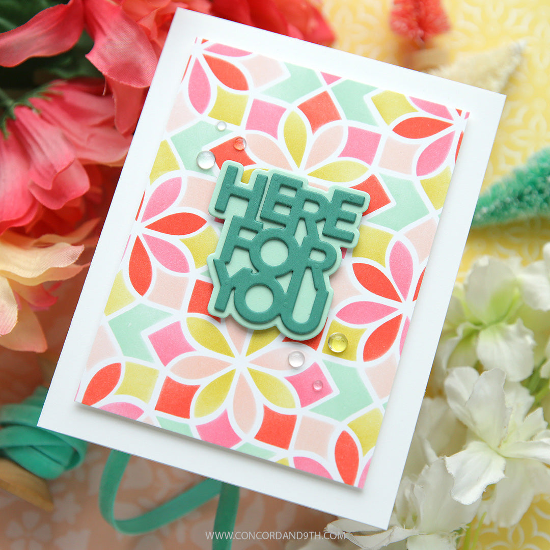 Concord & 9th - Kristina Werner - Cara Medallion Stencil Pack (6 qty; 6 x 9)