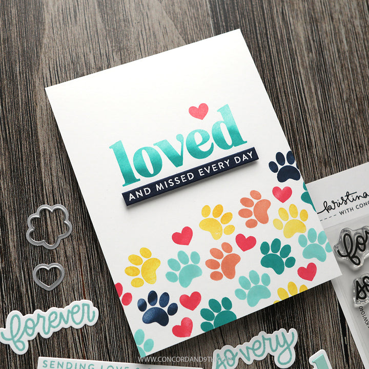 Concord & 9th - Loved and Missed Stamp Set with Dies Bundle