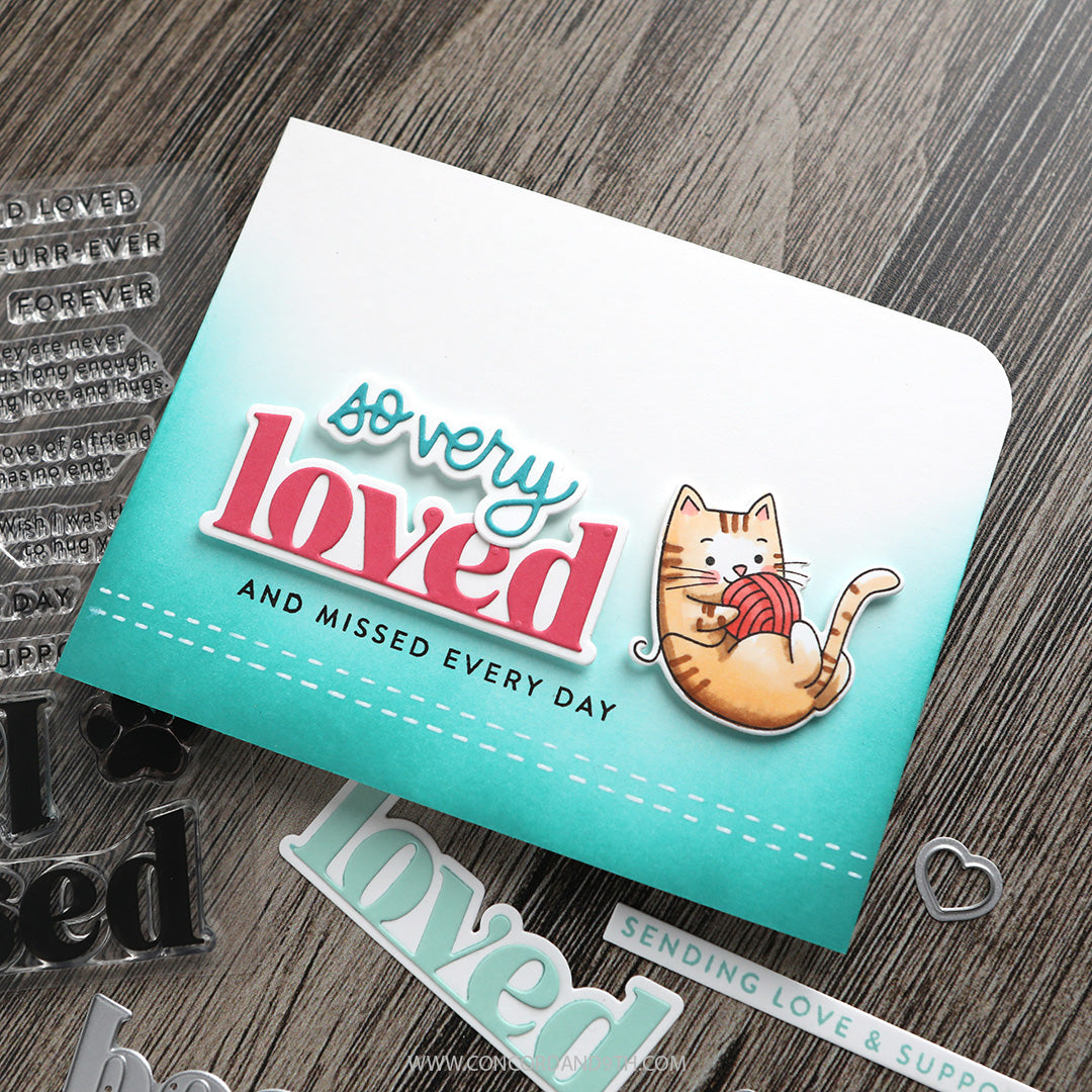 Concord & 9th - Loved and Missed Stamp Set with Dies Bundle