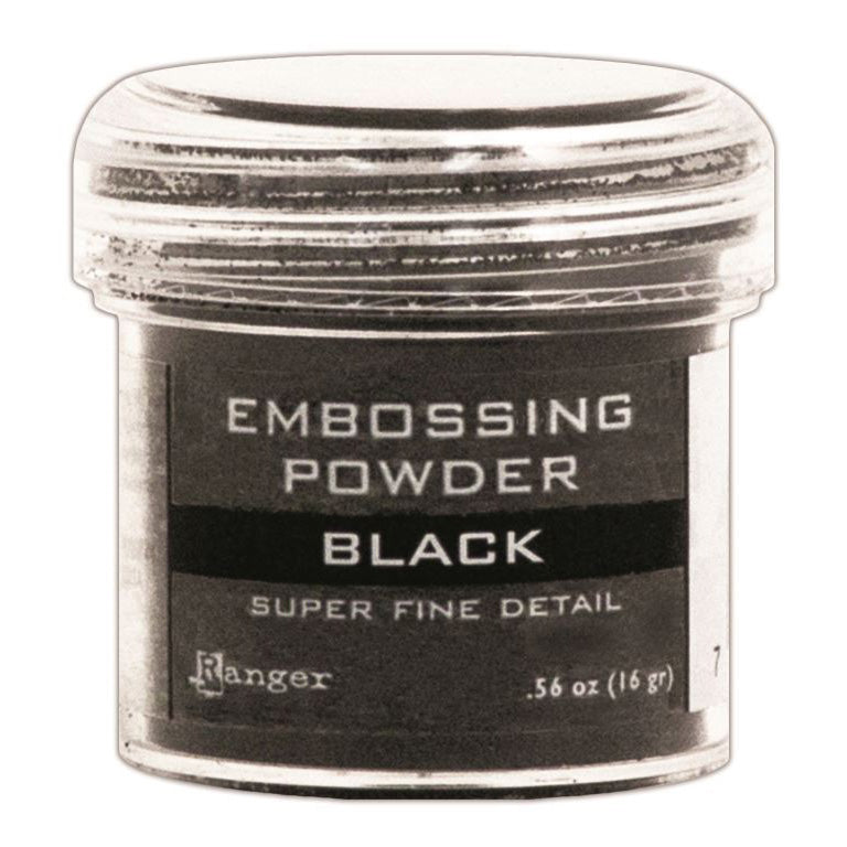 Ranger Embossing Powder Super Fine Detail - Black EPJ 37392