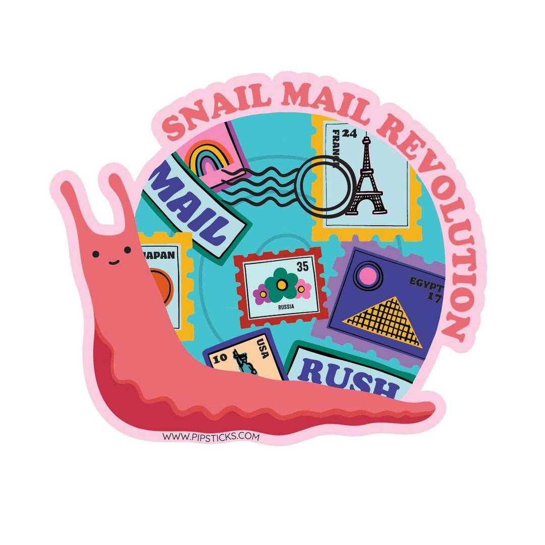 Pipsticks Vinyl Sticker - Snail Mail Revolution 