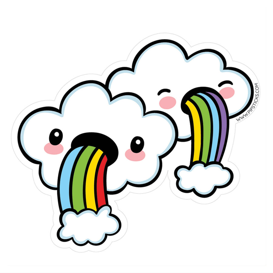 Pipsticks Vinyl Sticker - Technicolor Yawn 