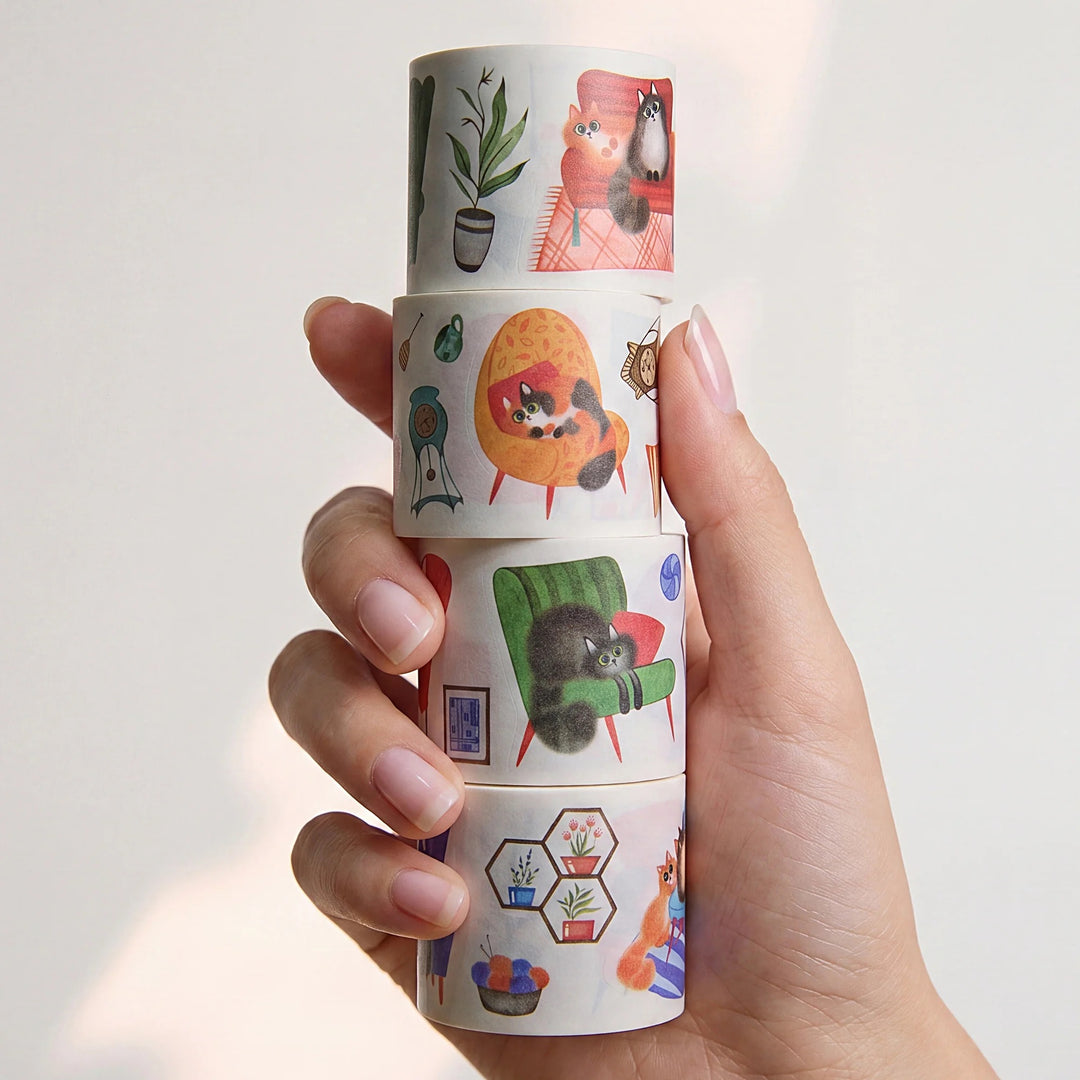 The Washi Tape Shop - Pre-cut Paw Parlor Washi Tape Set